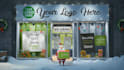 customize happy christmas greetings intro video