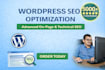 do wordpress on page SEO to increase google rankings