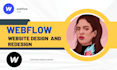 build webflow website design, redesign and webflow landing page