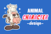 draw animal design character