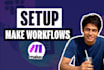 automate your business workflow using make or integromat
