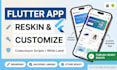 reskin, rebrand and publish your flutter app from codecanyon