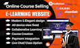build an elearning website or wordpress lms website for your online courses