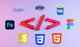 create responsive website using HTML5, CSS, angular and more