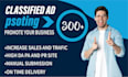post classified ads on top classified ad posting sites manually