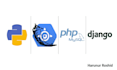 develop and design django web application with python