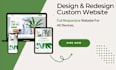 design responsive website with HTML and CSS
