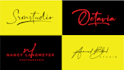 design a cursive, handwritten, signature logo