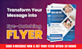 design a flyer within 24 hours
