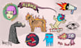 logo cartoon fun unique lowbrow hand drawn