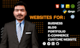 be your front end web developer and design, fix responsive websites and programs