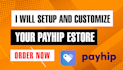 setup and customize payhip website