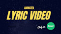 make an awesome animated song lyric video