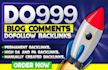 do 999 blog comment high quality dofollow seo backlinks