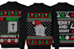 create ugly christmas sweater and sweatshirt design