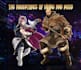 draw live2d and 3d model and cover art with backgrounds