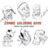 create a coloring book pages with zombie theme