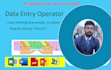 do data entry and copy paste job