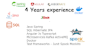 backend frontend website or CRM using java, spring typescpipt javascriptangular
