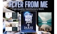 design a professional business or event flyer