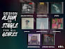 design album cover or single cover art