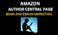 create author central page amazon kindle KDP