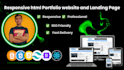 design and redesign website landing page, portfolio website