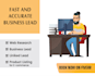 do fast and accurate b2b business lead