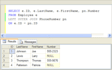 write any sql code