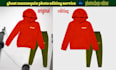 flat lay clothing image edit and ghost mannequin fashion photography services