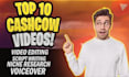 create top 10 faceless cash cow videos and faceless youtube automation channel