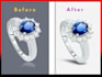 do professional jewelry retouching, editing, retouch, change background