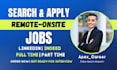 search and apply for remote jobs and onsite jobs or any job application