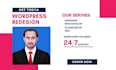 redesign your website with a new wordpress theme, switch theme