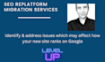 lead SEO replatform or migration for enterprise brand sites