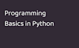 teach you a basic coding lesson in python