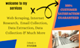 be your data entry expert, search data, internet research, and web scraping