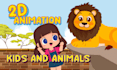 create 2d custom animation for kids and children songs