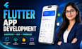 develop a flutter mobile app for android and ios