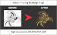redesign, modify, vectorize, edit, and fix your logo