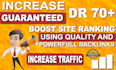increase domain authority ahrefs DR with quality backlinks