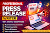 write a professional press release that gets media attention