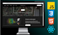 code your website frontend react javascript html CSS