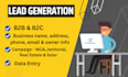 do lead generation and data entry