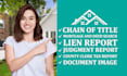 do property title search chain of title real estate title
