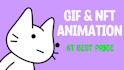 make 2d animated nft and gif of you character