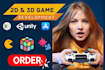 do unity 2d game development