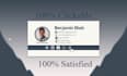 create a professional clickable HTML email signature