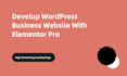 do wordpress business website development