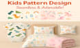 design adorable childrens print patterns for textile and more